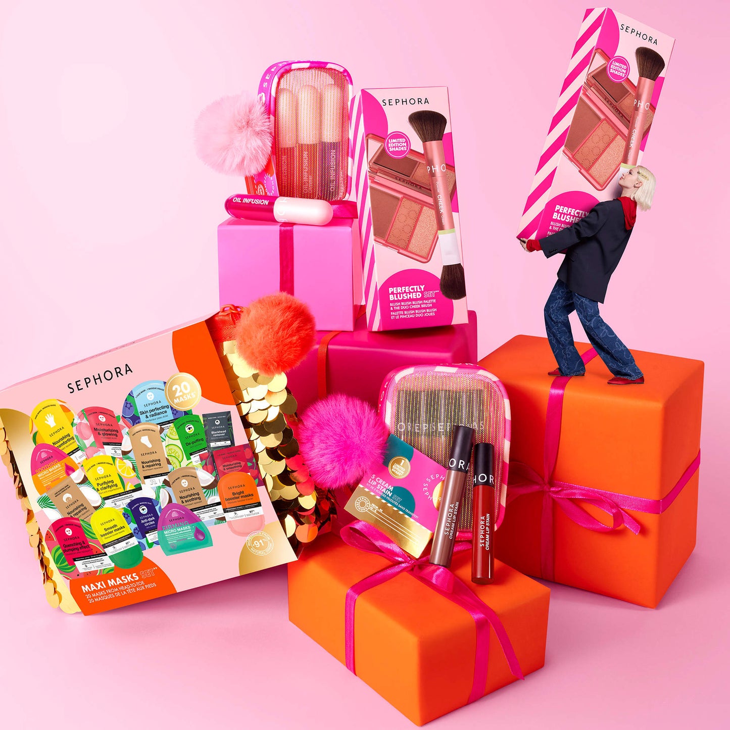 Perfectly Blushed Makeup Blush and Brush Set