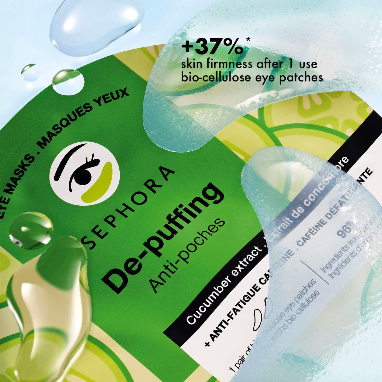 Eye Mask Patches for Dark Circles + De-Puffing