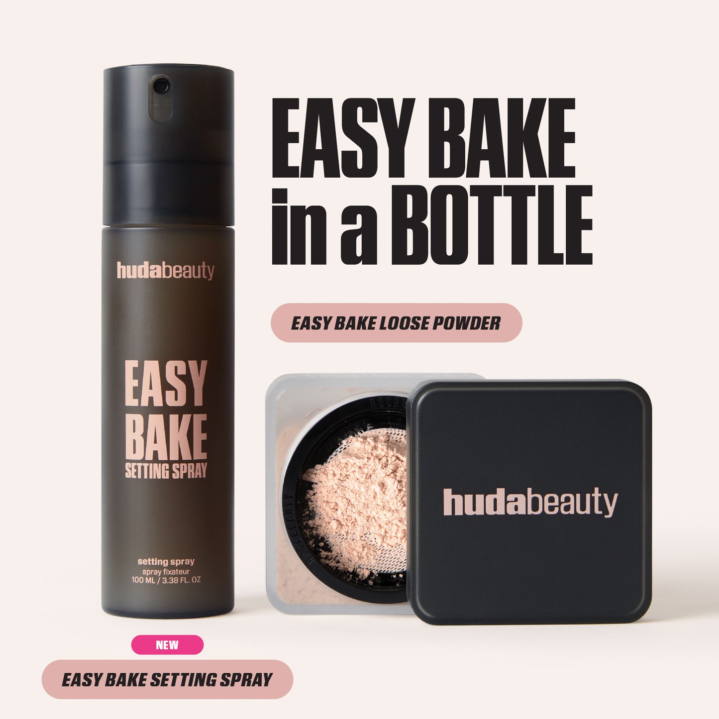 Mini Easy Bake Blurring Setting Spray with 16-Hour Wear