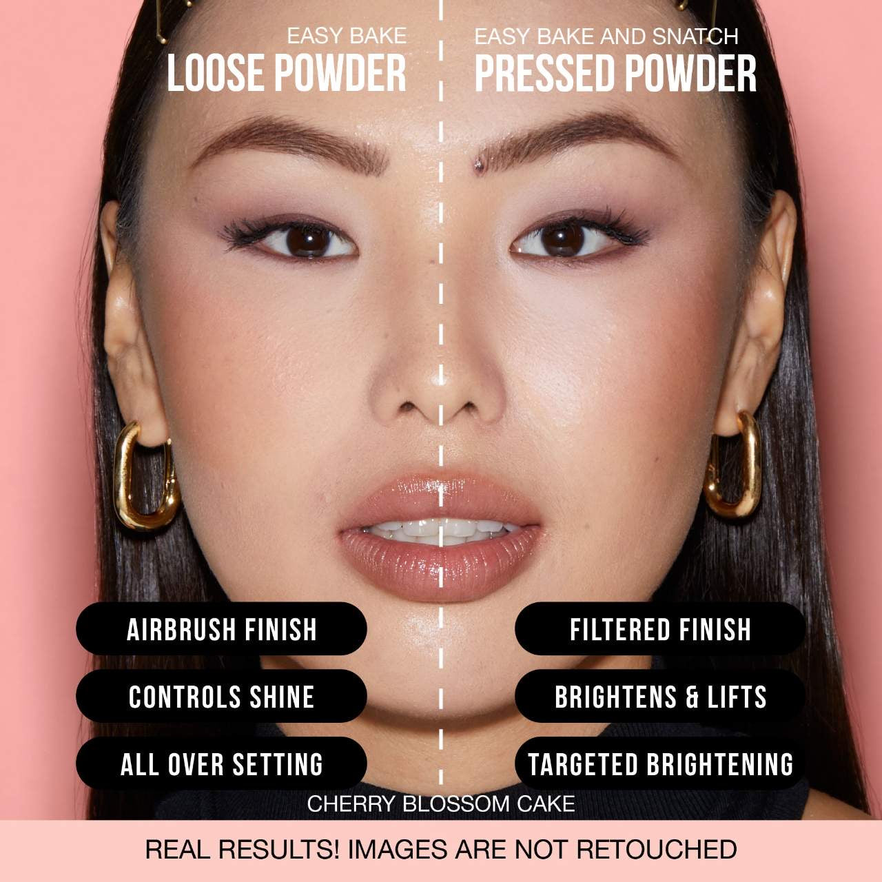 Easy Bake and Snatch Pressed Talc-Free Brightening and Setting Powder