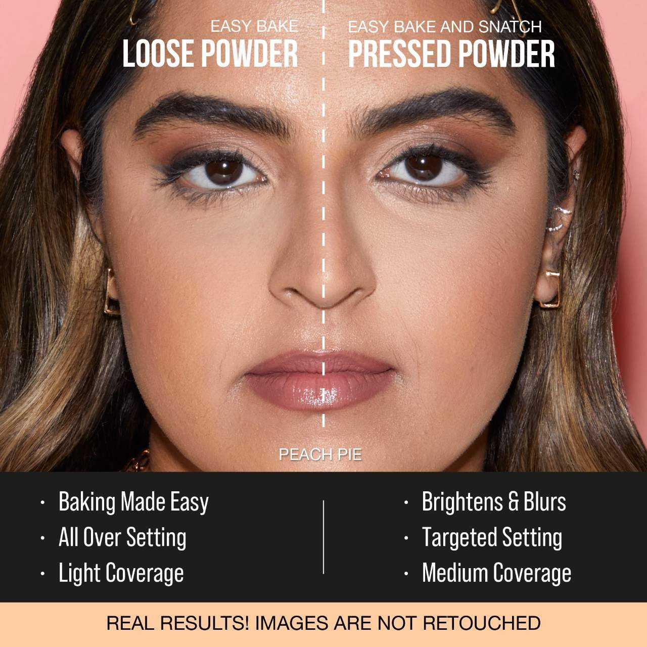 Easy Bake and Snatch Pressed Talc-Free Brightening and Setting Powder