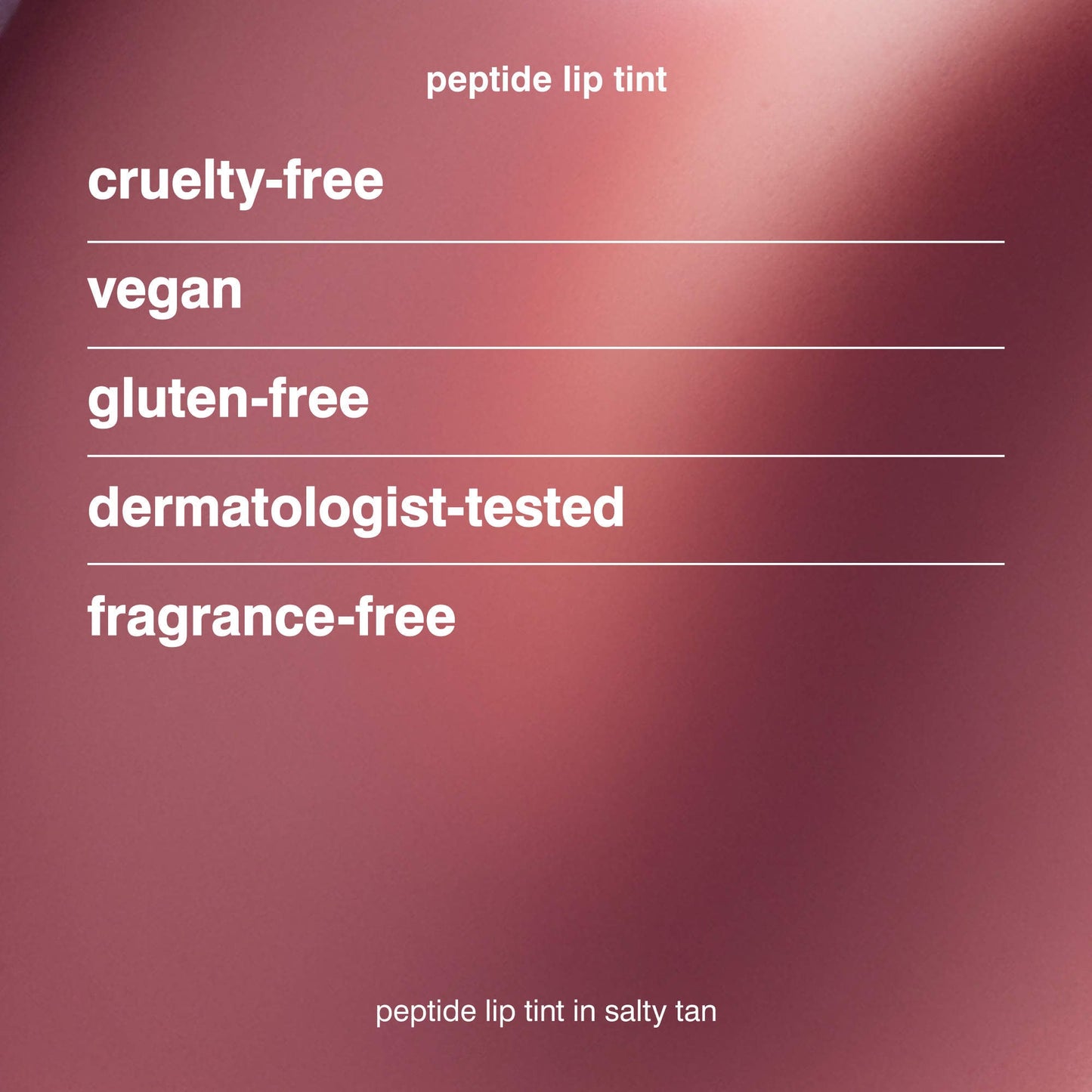 Peptide Lip Tint Nourishing Glaze