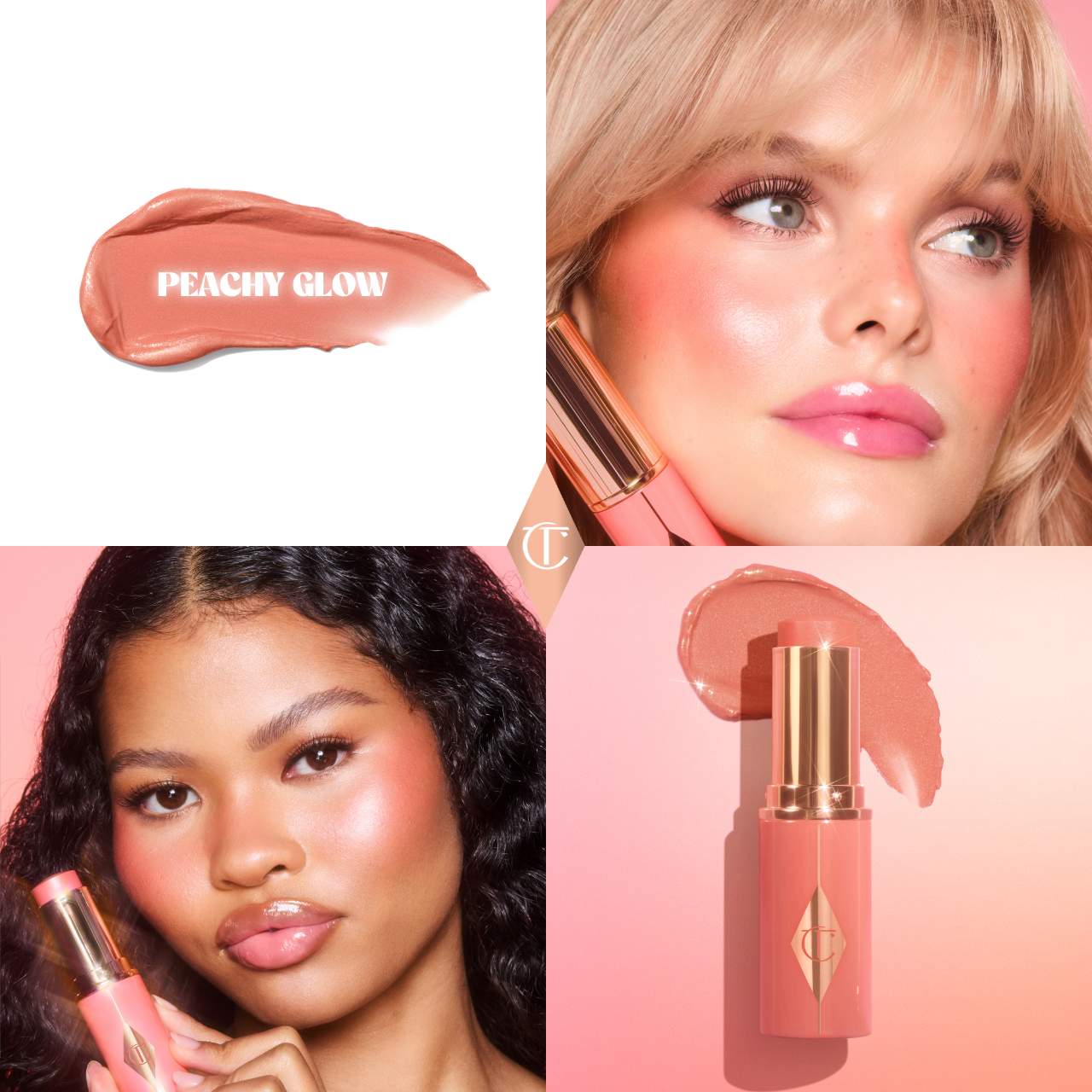 Unreal Lip + Cheek Glow Blush Stick with Hyaluronic Acid