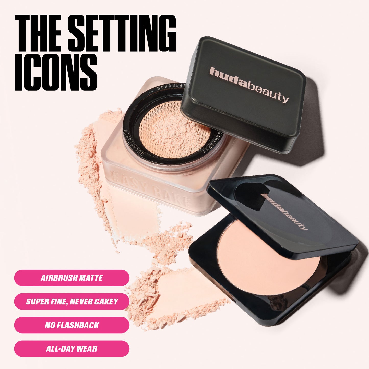 Easy Bake Airbrush Matte Pressed Setting Powder