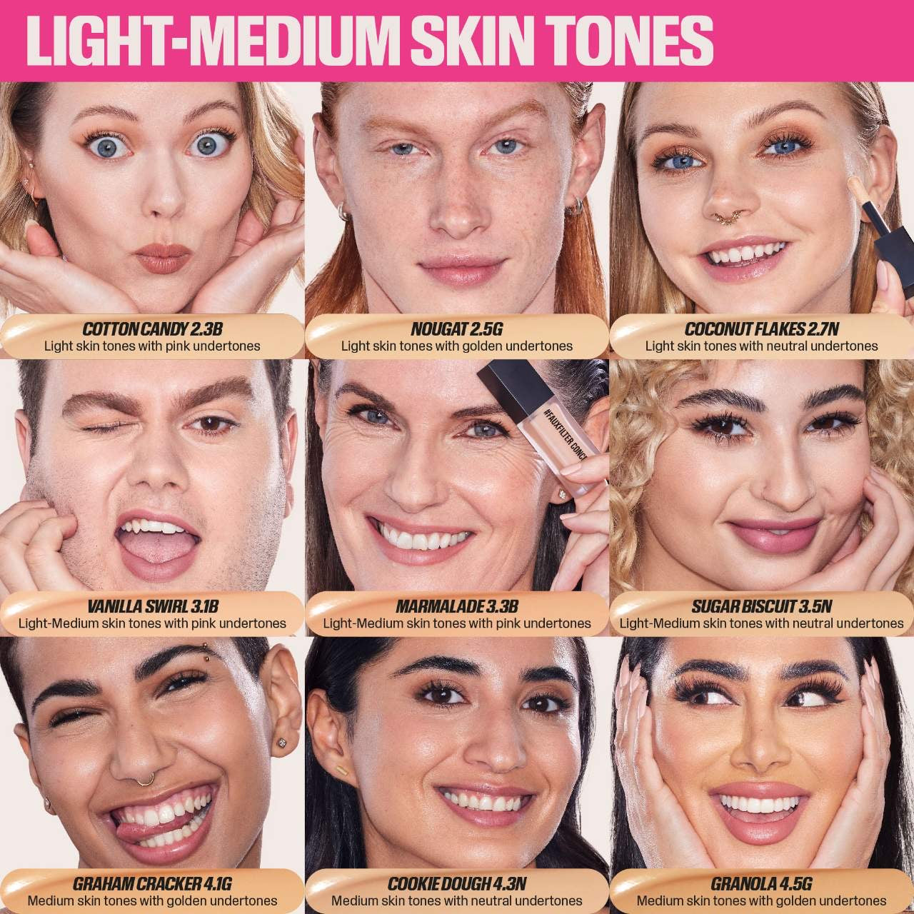 #FauxFilter Matte Buildable Coverage Waterproof Concealer