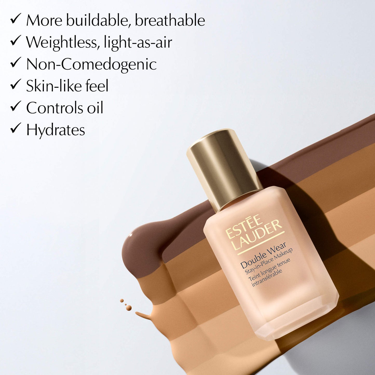 NEW Double Wear Stay-in-Place Lightweight Matte Foundation with 36H Wear