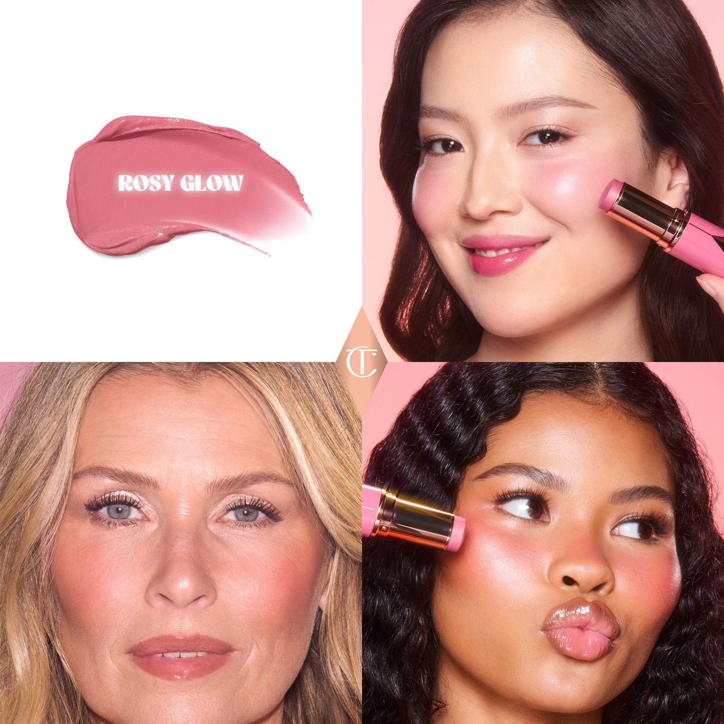Unreal Lip + Cheek Glow Blush Stick with Hyaluronic Acid