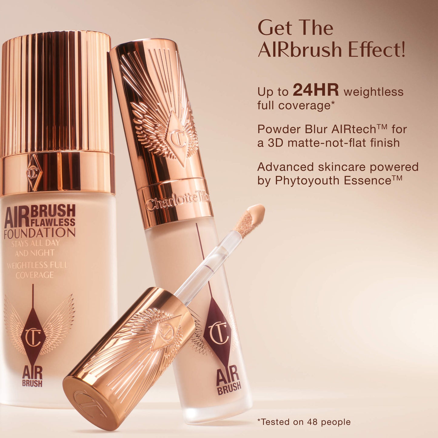 Airbrush Flawless Crease-Proof Long-Wear Blur Concealer with Hyaluronic Acid