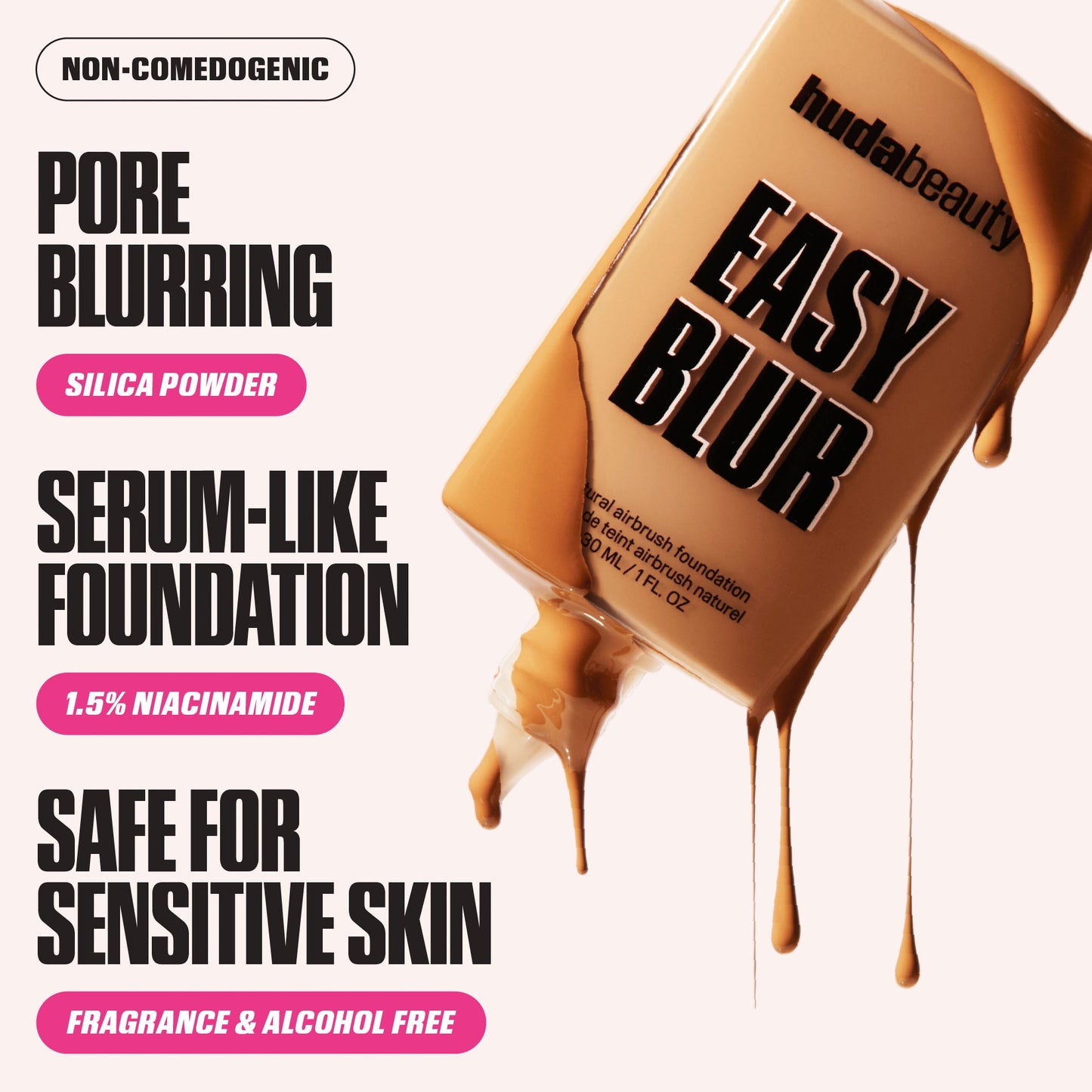 Easy Blur Natural Airbrush Foundation with Niacinamide