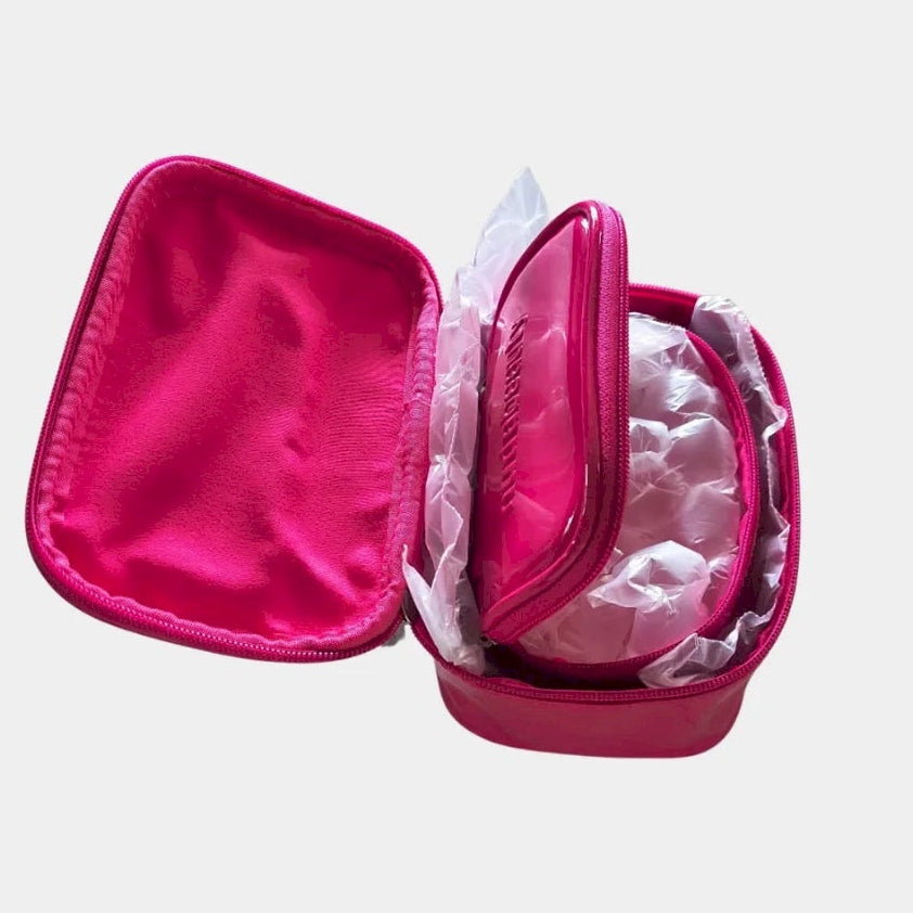 Pink Makeup Bag Set