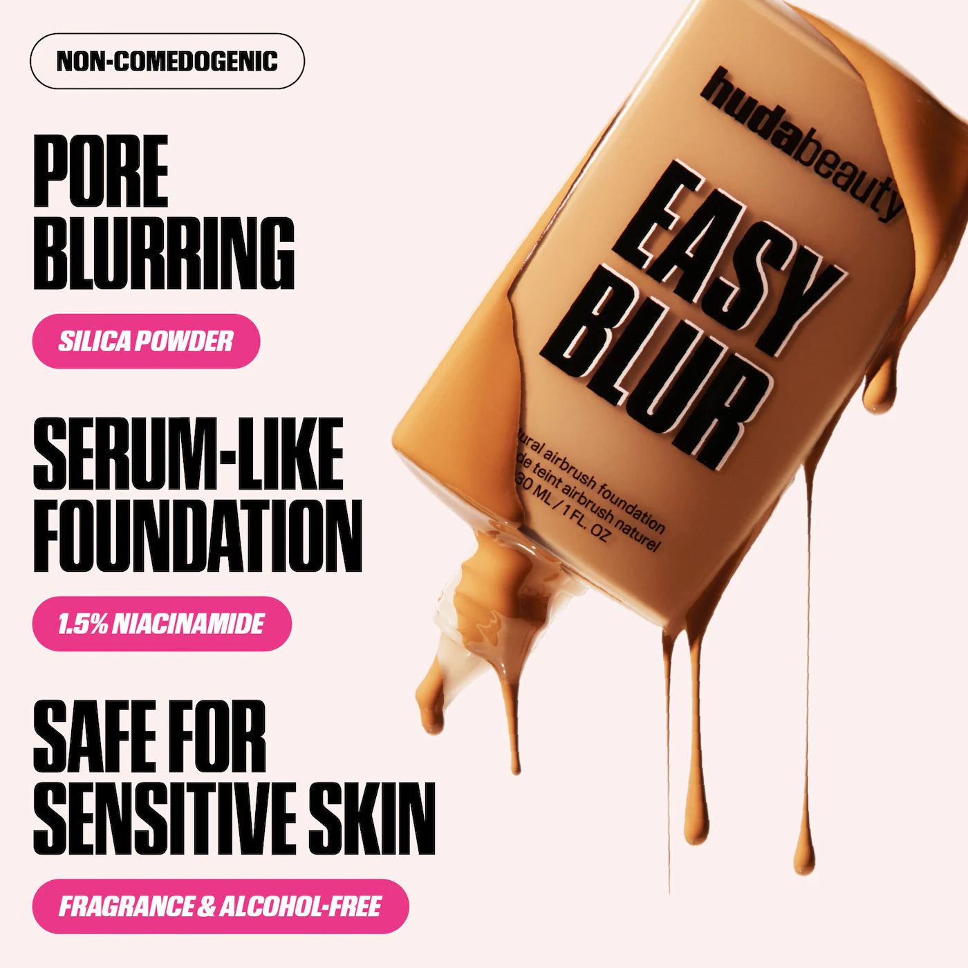 Easy Blur Natural Airbrush Foundation with Niacinamide